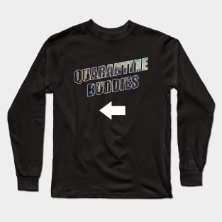 Coronavirus Buddies 3.0 (right arrow) Long Sleeve T-Shirt